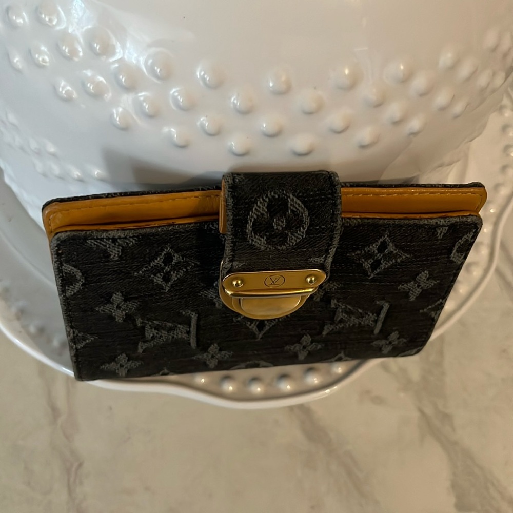 🦋RARE🦋Louis Vuitton Denim Monogram PM Agenda - Picture 9 of 11